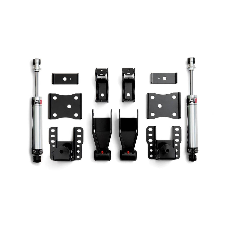 Rear QA1 Double Adjustable Shocks, 4-6 Inch Drop