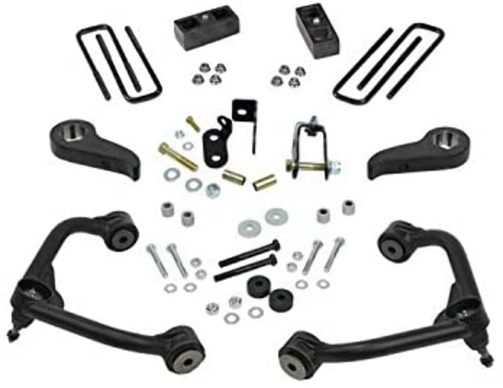 SUPERLIFT SUSPENSION RealTruck 3" Lift Kit | Complete Lift Kit with Front & Rear Shock Extensions & Upper Control Arms | K1013 | Fits 2020-2022 Chevrolet Silverado / GMC Sierra 2500HD / 3500HD 4WD