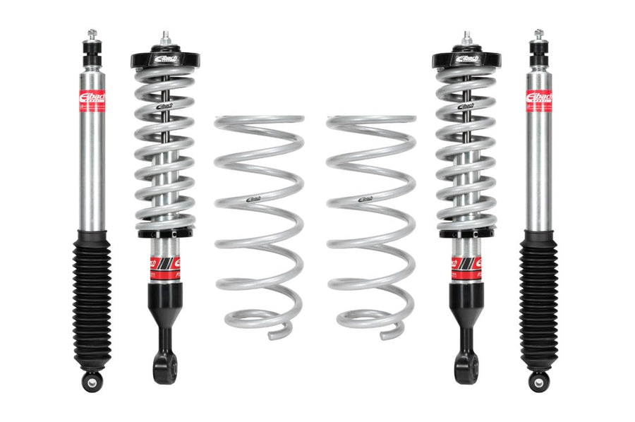 Eibach PRO-Truck-Lift Suspension Lift Kit, 1.5 to 4 in Front Lift, 0 to 1.5 in Rear Lift, Springs/Shocks, Compatible with Toyota Midsize SUV 2003-09, Kit