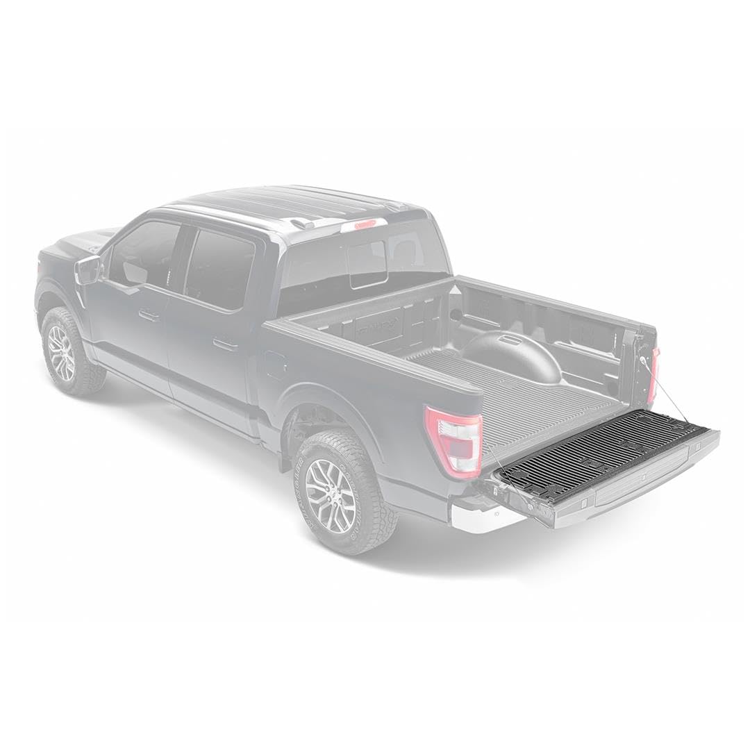 TrailFX Tailgate Liner Black Fits Dodge Ram 1500 2006-2018 High-Density Polyethylene Direct Fit Textured Ribbed Surface TrailFX RD06TGNR