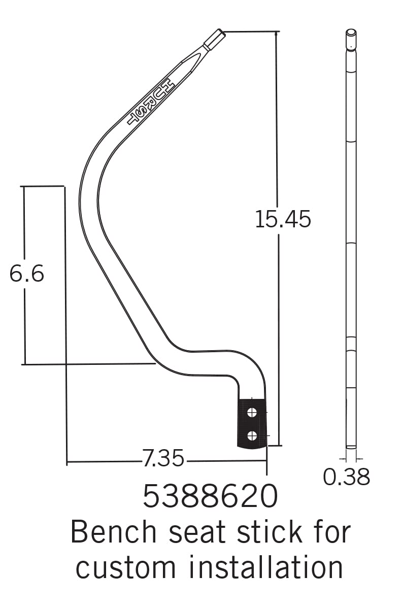 Replacement Hurst 5388620 Bench Seat Stick