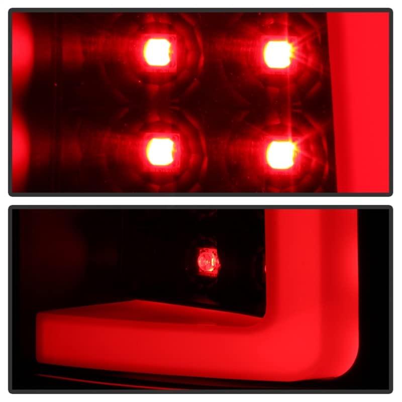 Spyder Auto 5084088 Spyder Chevy Silverado 07-13 (Does Not Fit 2010 Model With Dual Reverse Socket 921 Bulb) Version 3 Light Bar LED Tail Lights - Black