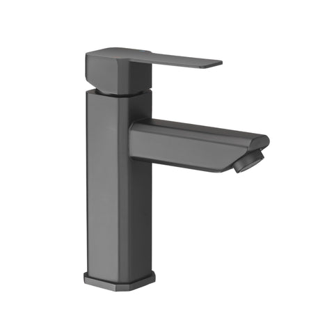 Dura Faucet RV Modern Angular DF-ML803LQ-MB Lavatory Faucet - Single Handle (Matte Black)