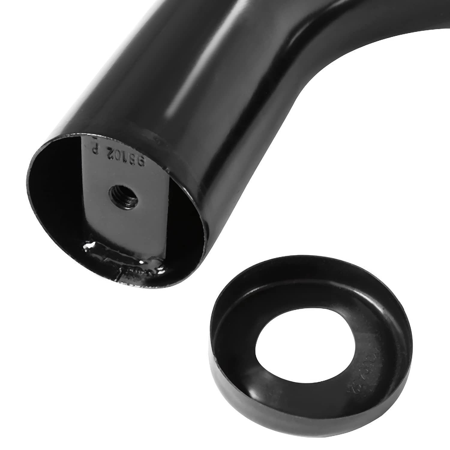 3" Round Side Step Nerf Bar Black Spec-D Tuning Compatible with 2019-2021 Chevy Silverado 1500 Double Cab, 2020-2021 Silverado 2500 3500, L+R Pair