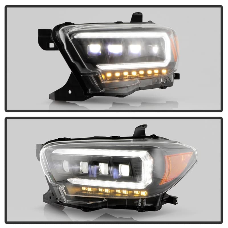Projector Headlight Spyder - (PRO-YD-TT16LEDAP-BK) Apex