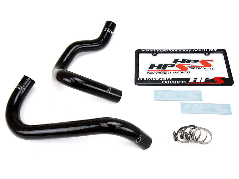 Black HPS Silicone Radiator Hose Kit Coolant OEM Replacement 57-1746R-BLK