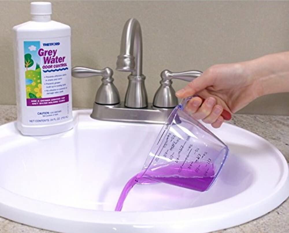 Grey Water Odor Control - 24 oz RV Grey Water Tank Treatment - Thetford 15842