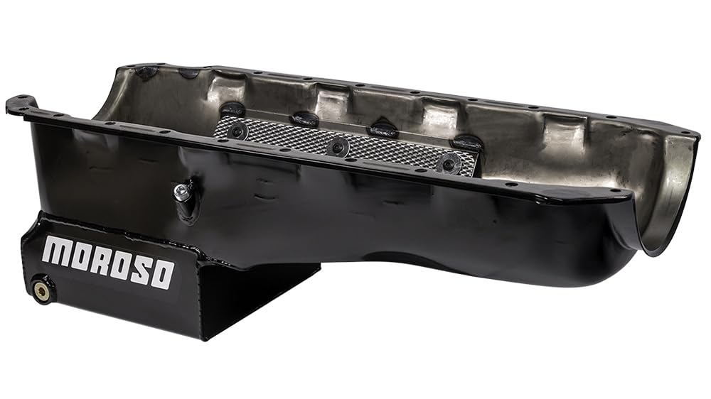 Oil Pan Moroso 20408 with Flat Sides and Windage Tray for Chevy Big-Block Engines