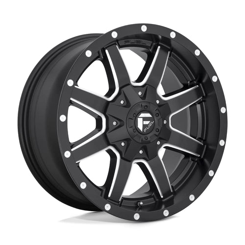 1PC Fuel D538 MAVERICK 22x8.25, Bolt Pattern: 8x200/, Offset: -176, MATTE BLACK MILLED, set of