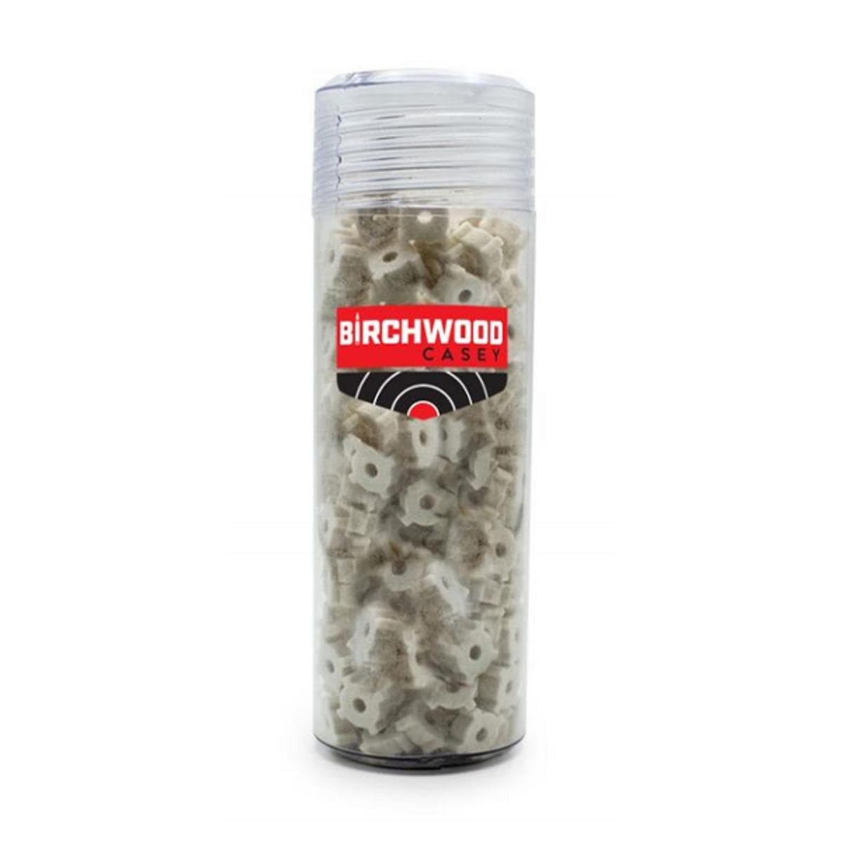Birchwood Casey Durable Star Chamber Versatile Gun Maintenance Scrubbing Cleaning Wool 6 Points Cleaning Pads - Pack of 100,Black