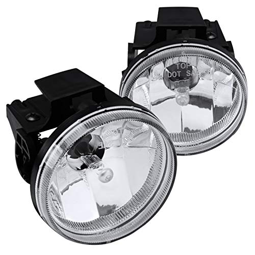 1999-2002 Dodge RAM 881 Fog Lights Sport Package w/ Mounting Brackets (Chrome Housing/Clear Lens)