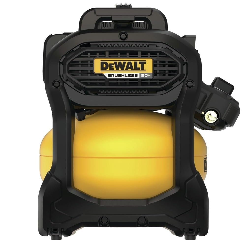20V MAX* DEWALT Portable Cordless Air Compressor Kit, 2.5 Gallons, 140 PSI, Brushless with Battery & Charger (DCC2520T1)