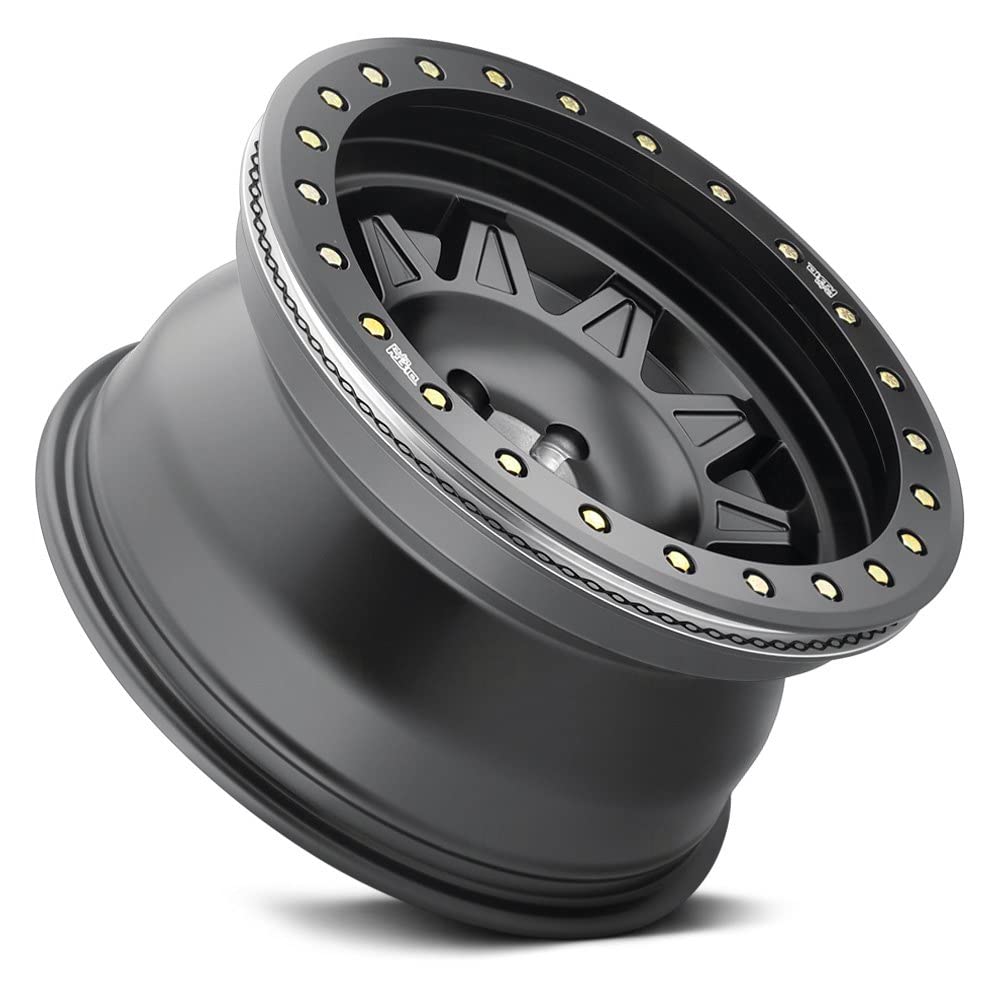 17x9 ROADKILL, Bolt Pattern: 8x170/, Offset: -14, MATTE BLACK W/SIMULATED RING, set of 1