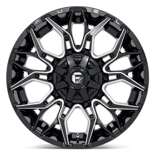 D769 TWITCH FUEL OFF-ROAD 22X10, 8X170, 4.79, 18mm GLOSSY BLACK MILLED - D76922001747
