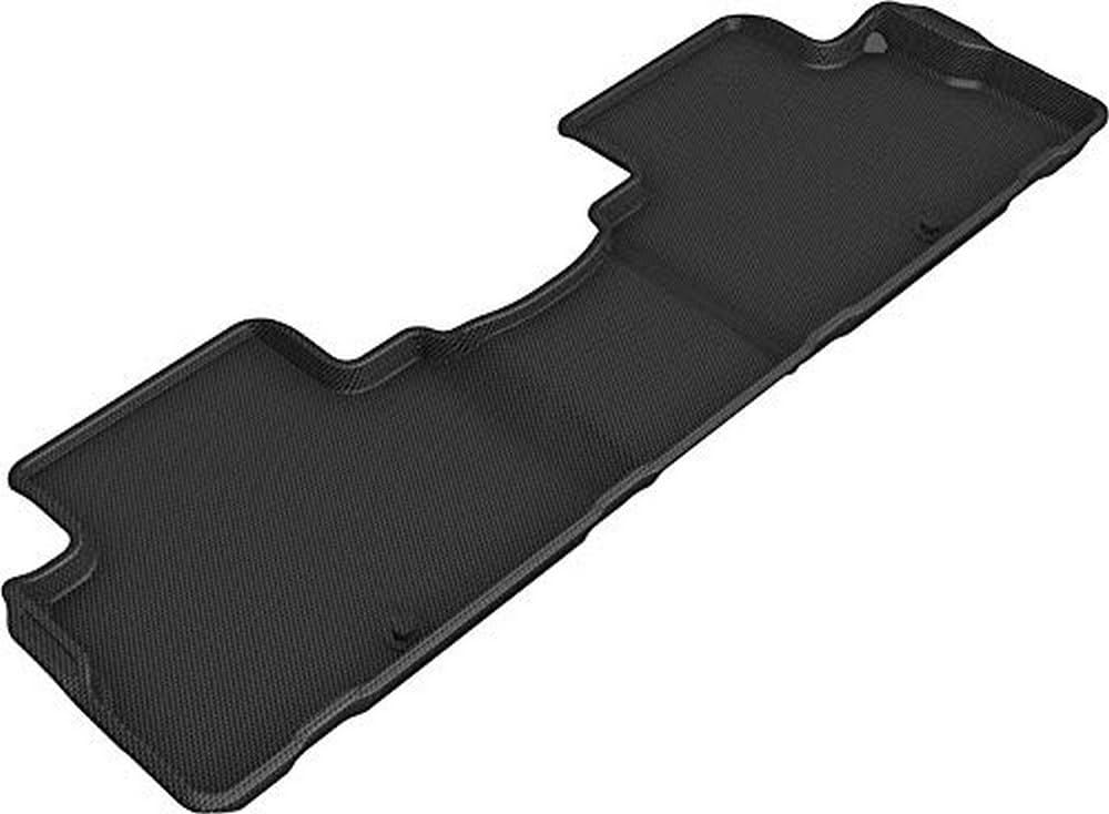 Kagu 3D MAXpider Custom Fit Floor Mat (Black) Compatible with Hyundai Palisade 2020-2025 - Second Row