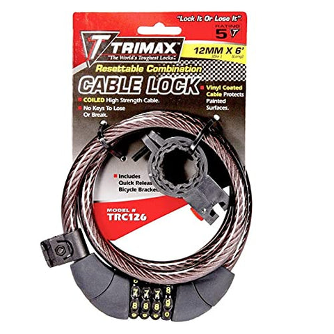 Trimax TRC126 6' RESETTABLE COMBO LOCK Locks