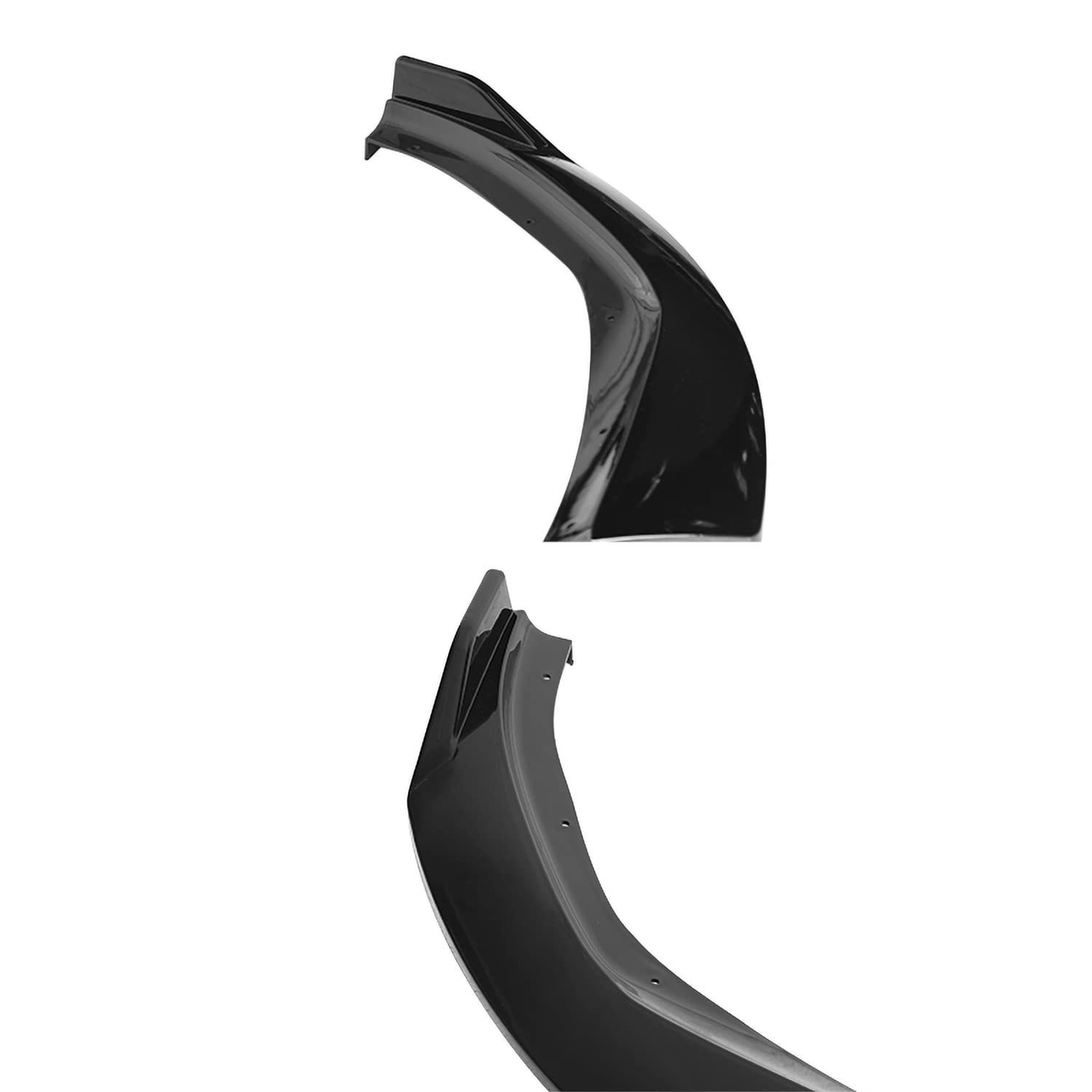 Glossy Black Spec-D Tuning Front Bumper Lip Spoiler Splitter Kit 3PC Compatible with 2019-2022 BMW 3 Series G20