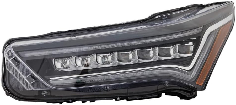 ACK Lamp DOT Certified For Acura RDX 2019 20 21 22 2023 Headlight LED without Adaptive Headlight w/o LOGO A-SPEC/PLATINUM Model Driver Side CAPA | 33150-TJB-A21 | AC2502140C