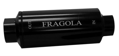 Fuel Filter Fragola Performance Systems #10 In/Out 100 Micron Black 960004-BL