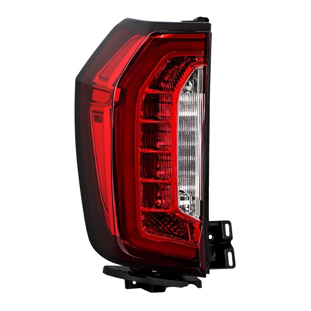 GMC Yukon Spyder (POE) 21-24 Full LED Red/Clear Tail Light - OE Left