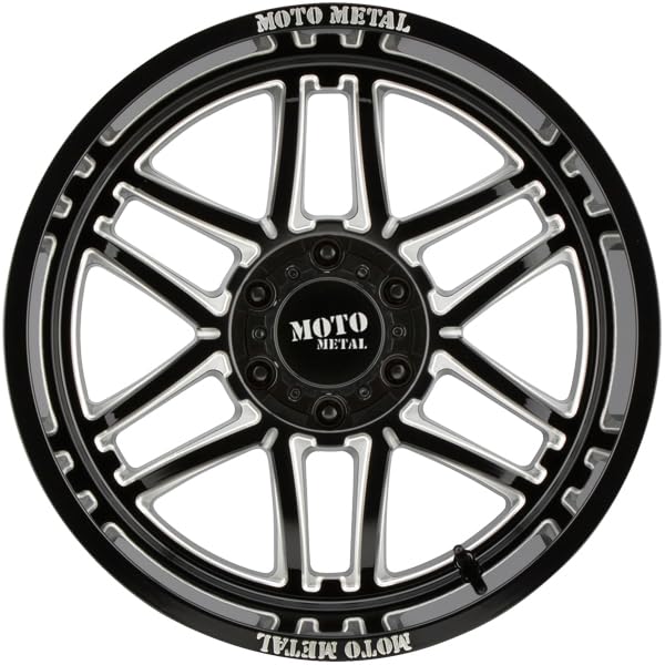 20X10 Moto Metal 5X5.0 4.79-18mm GLOSS BLACK MILLED - MO99221050318N