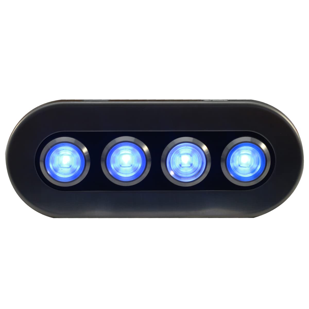 Marine Sport Lighting Switch Panel Kit Multi Purpose Fit 4-Button 40-Amp Waterproof Stainless Steel with Pre-Wired MS4BSS