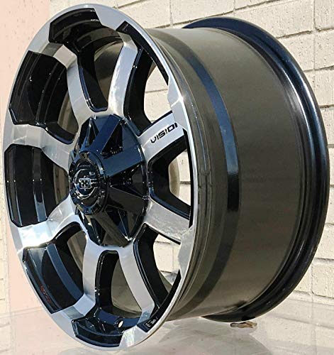 Valor Vision 413 Gloss Black Machined Face Wheel with Machined Finish (17x8.5"/6x120mm)
