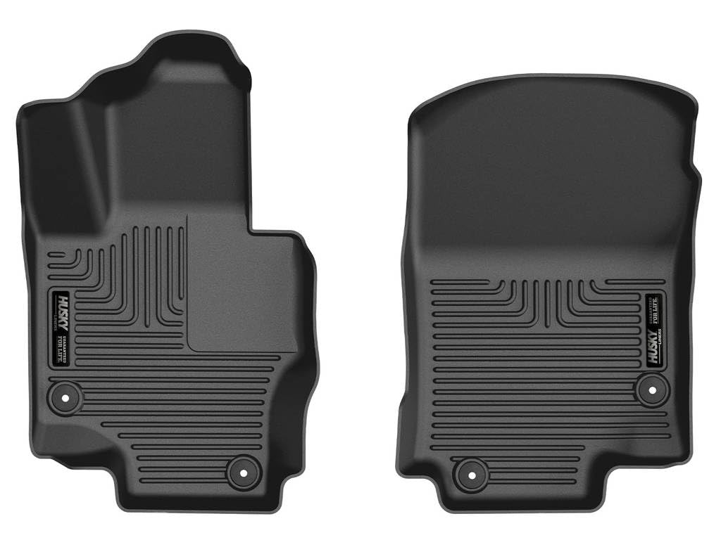 Weatherbeater Husky Liners Floor Mats | Fits 2020-2026 Mercedes-Benz GLE350, GLE450 & GLE63 AMG S | Front Row, 1-pc Black - 15861