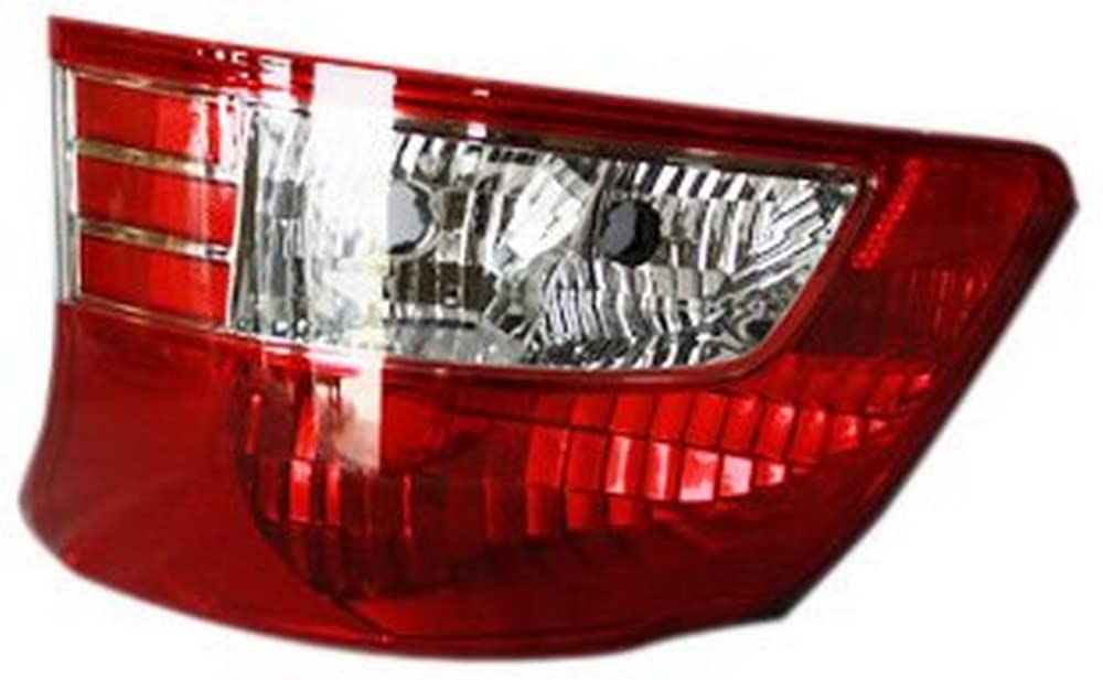 Right TYC Tail Light Assembly Compatible with 2007-2012 Toyota Yaris