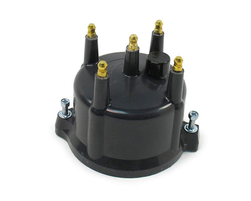 Black Distributor Cap Pertronix D654710 for Flame-Thrower Billet Distributor 4 Cylinder Engine