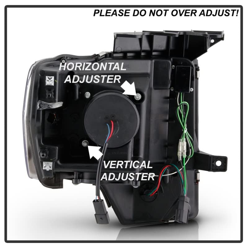 Projector Headlight Spyder Apex (PRO-YD-FF15013AP-BK)