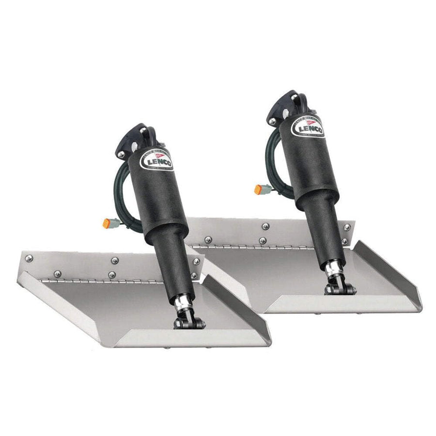 Trim TAB KIT LENCO MARINE Edge Mount 9 x 12, White, Medium