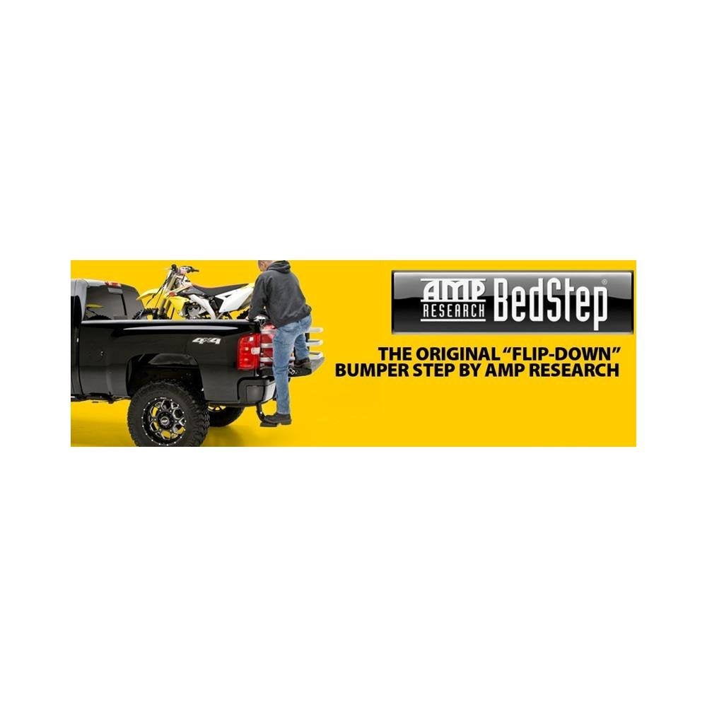 AMP Research RealTruck BedStep | 75314-01A | Fits 2014 - 2018 Chevrolet Silverado 1500 & GMC Sierra 1500; 2019 Chevrolet Silverado 1500 LD & GMC Sierra 1500 Limited