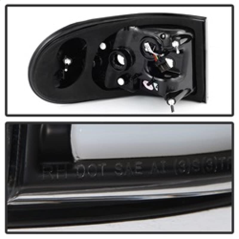 LED Tail Lights Spyder Auto 5079442 Black/Clear