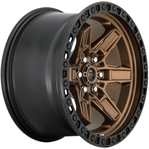 FUEL OFF-ROAD D699 17X9 KICKER, 6X5.5, 5.04, 1mm MATTE BRONZE BLACK BEAD RING - D69917908450