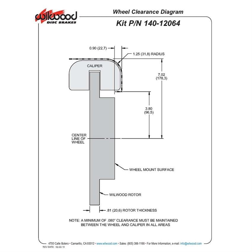 MC4 Rear Kit, FDLI 11.75"