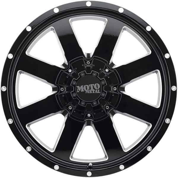 Moto Metal 20X10 MO962 G-BLK MILL -24MM - MO96221088324NUS