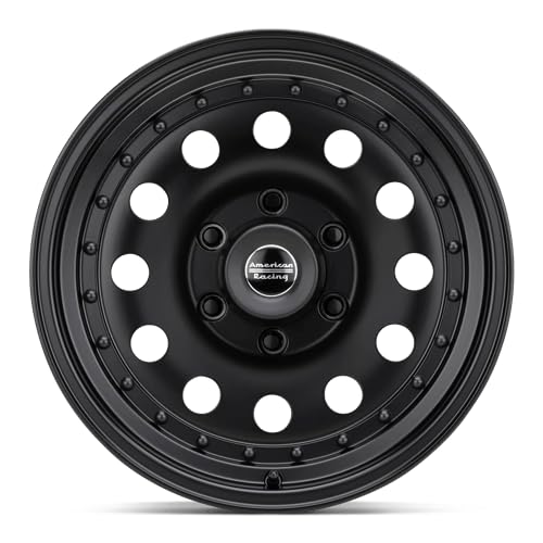 AR62 OUTLAW II American Racing 18X8 8X180 5.21 18mm SATIN BLACK - AR628888B
