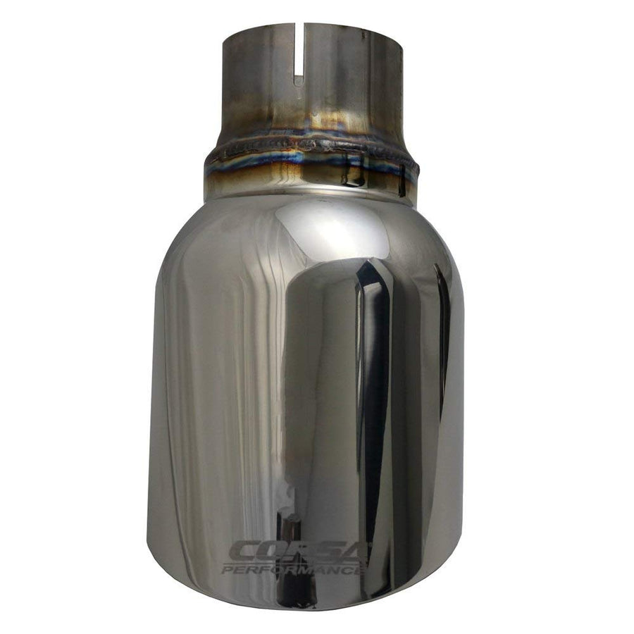 Single Tip Kit (TK007) 4.5 IN w/2.5 IN diameter pipe Polished