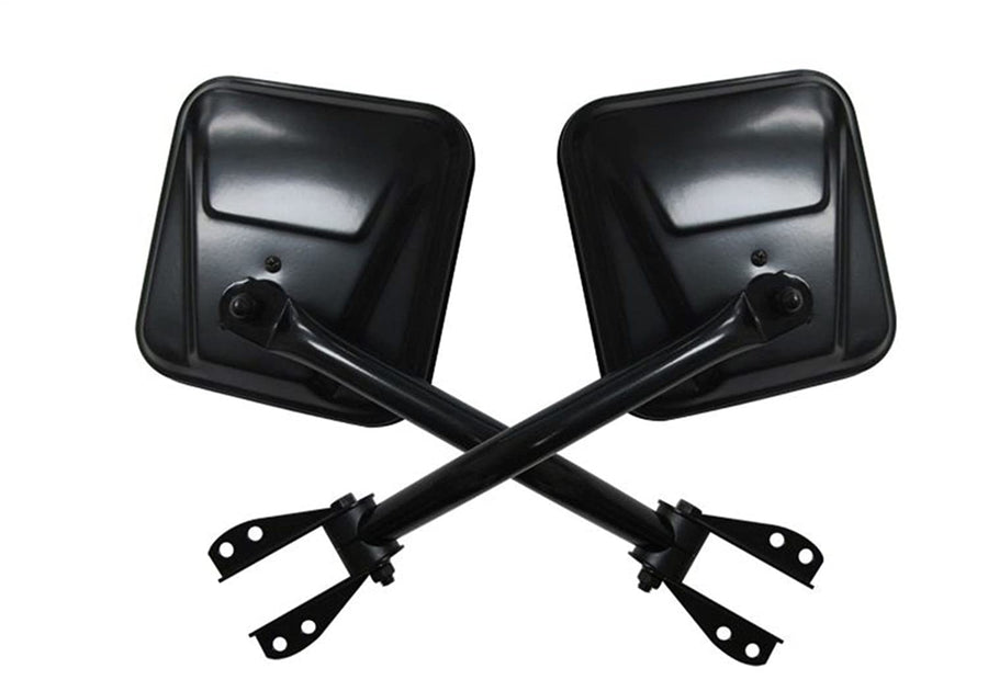 Rampage Factory Style Replacement Steel Mirror Kit RAMPAGE PRODUCTS | Pair, Black | 7617 | Fits 1955 - 1986 Jeep CJ