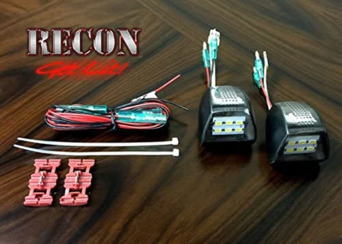 3-Watt Ultra High Power White LED License Plate Illumination Kit includes Ultra High Power 3-Watt Red LED Rear Facing Brake & Running Lights