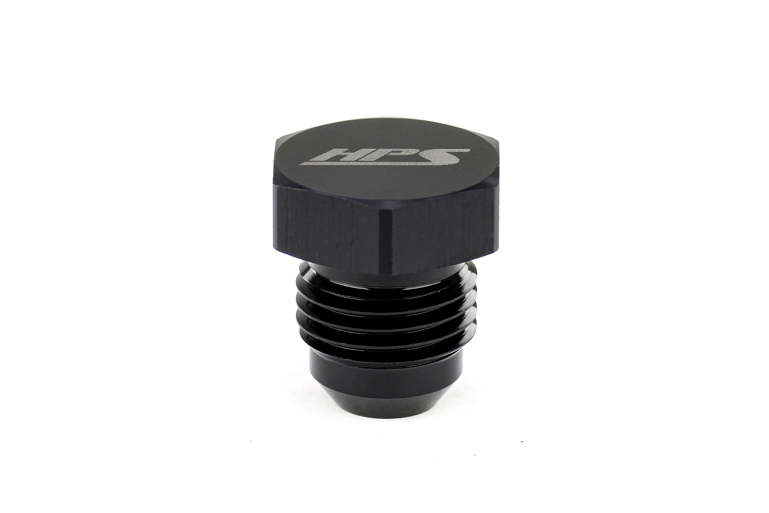 AN806-16 HPS AN Fitting Flare Thread Plug, Aluminum, Size: AN-16, Sealing Type: Male 37 Degree Flare, Black