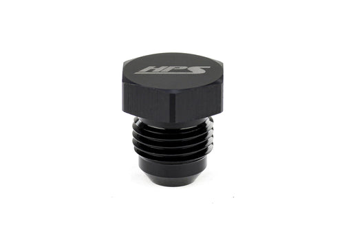 AN806-16 HPS AN Fitting Flare Thread Plug, Aluminum, Size: AN-16, Sealing Type: Male 37 Degree Flare, Black