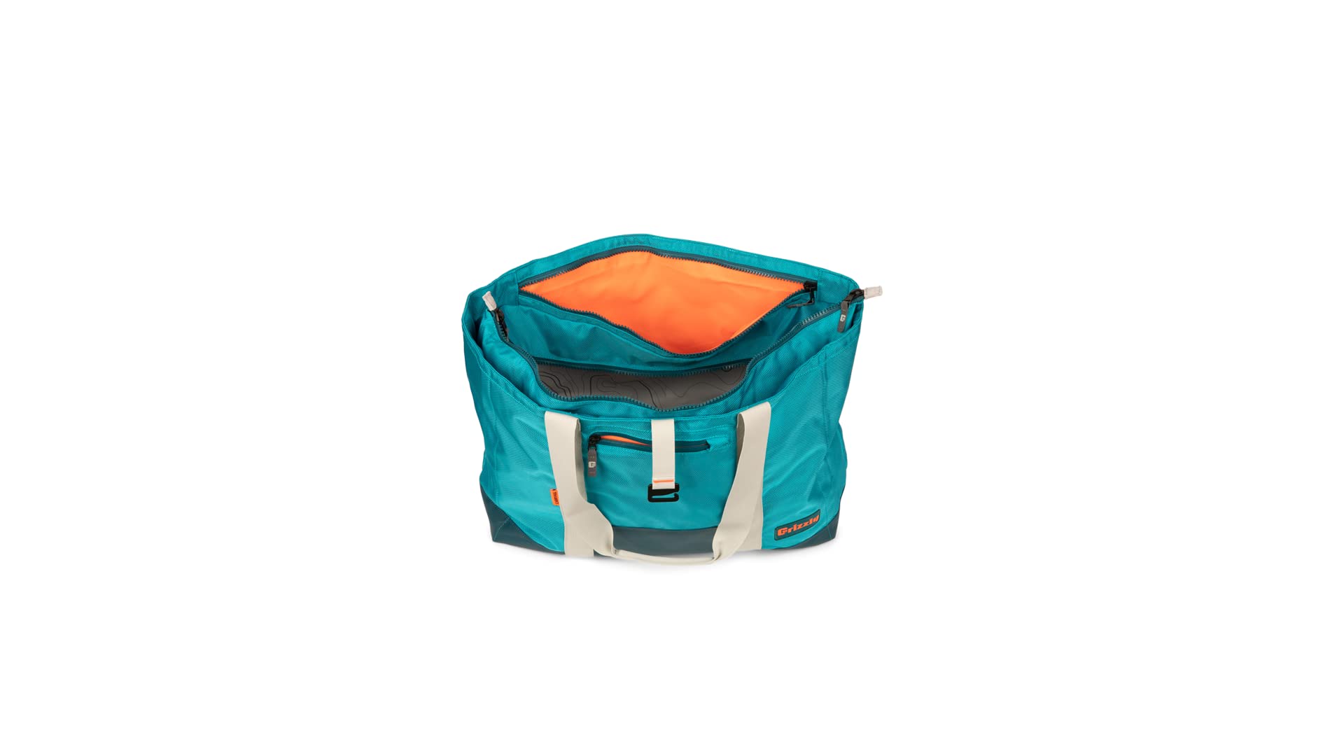 Drifter Grizzly Carryall | Insulated Tote for Beach Boat Camping Fishing Gym Hiking Hunting Kayak | Dry Bag | Blue