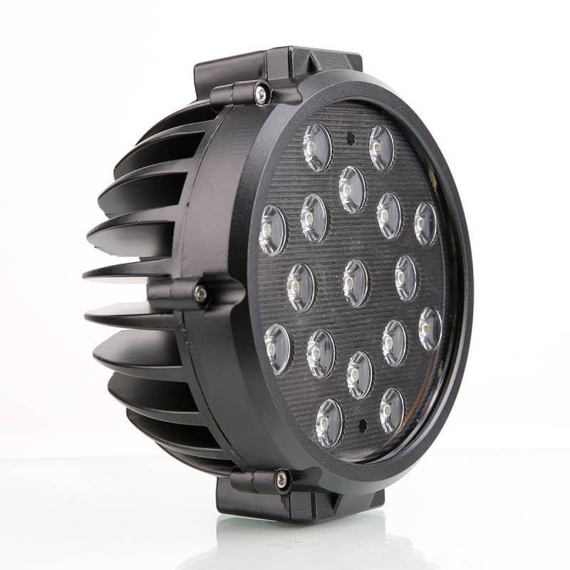 Bumper Guard Modular Black Black Horse Grille brush Come With pair of 7.0"Dia.LED Lights with Black Trim Rings Compatible with 2001-2004 Toyota Tacoma-17TO23MA-PLB