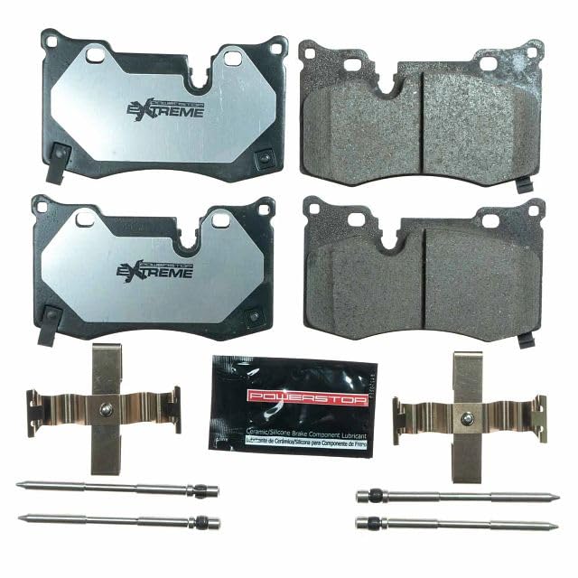 Power Stop Z26 Street Warrior Rear Brake Pads Z26-8008 with Hardware For Chevrolet Corvette 2020-2023 [Model Specific]