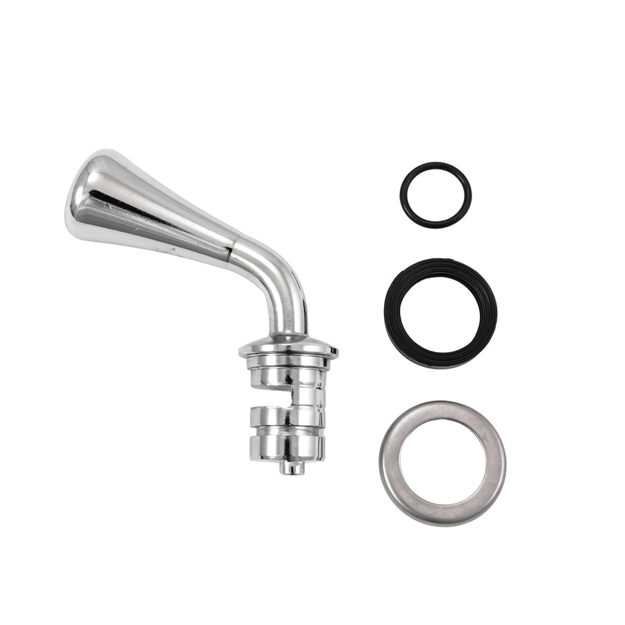 Winch Clutch Lever TrailFX WXV009, Replacement for TrailFX XV95 Series Winch Part WXV95B, Chrome Finish, Bolt-in Clutch Handle