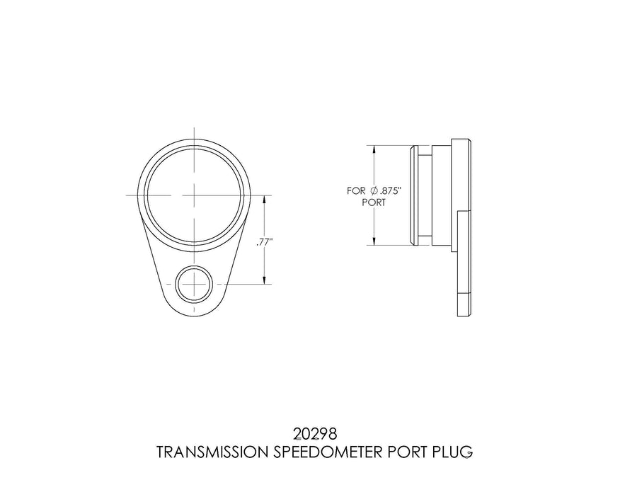Speedo Port Plug B&M 20298