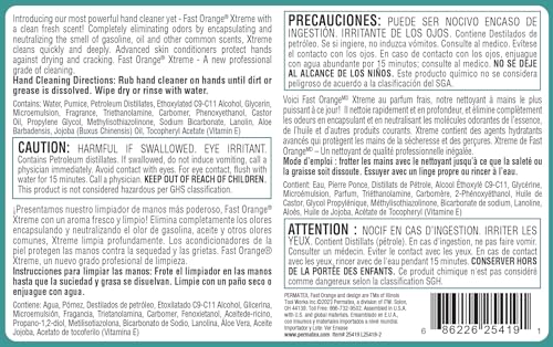 Xtreme Fresh Scent Fast Orange 25419 Pumice Hand Cleaner