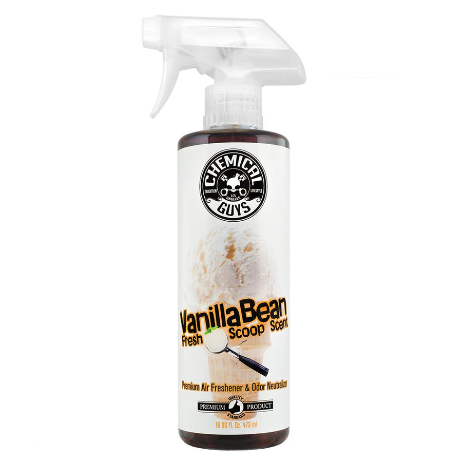 Chemical Guys Vanilla Bean Fresh Scoop Scent AIR23116 Air Freshener & Odor Eliminator, (Great for Cars, Trucks, SUVs, RVs, Home, Office, Dorm Room & More)16 fl oz